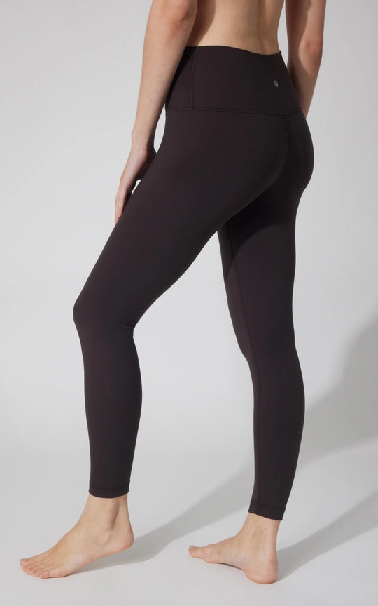 Black Wonderlink Solid Ankle Leggings