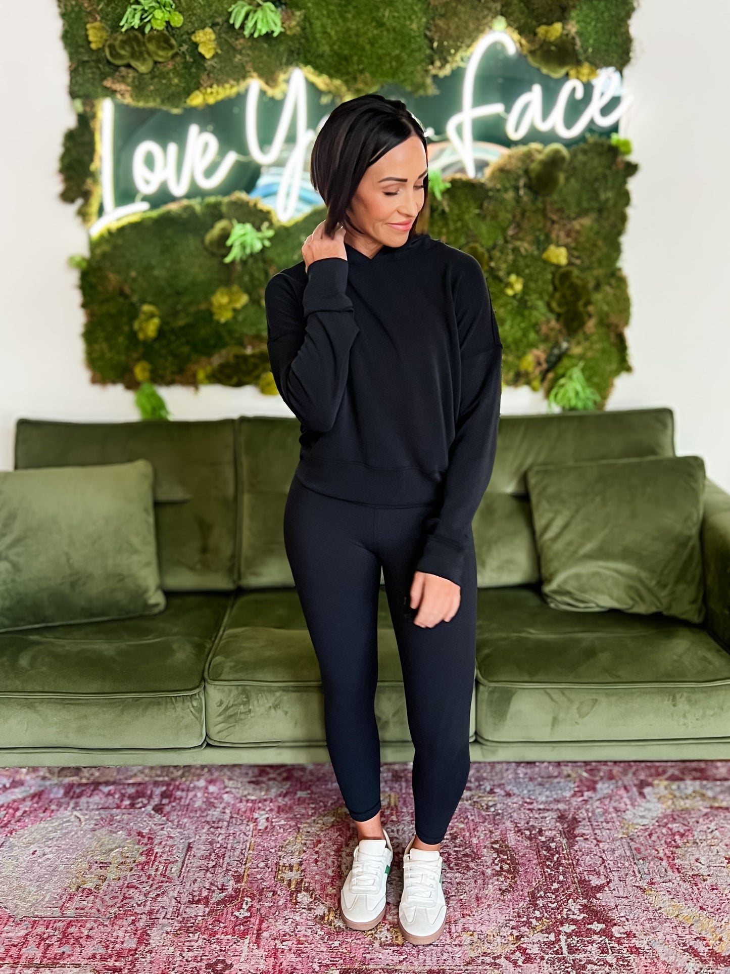 Black Cloudsoft Pullover Hoodie