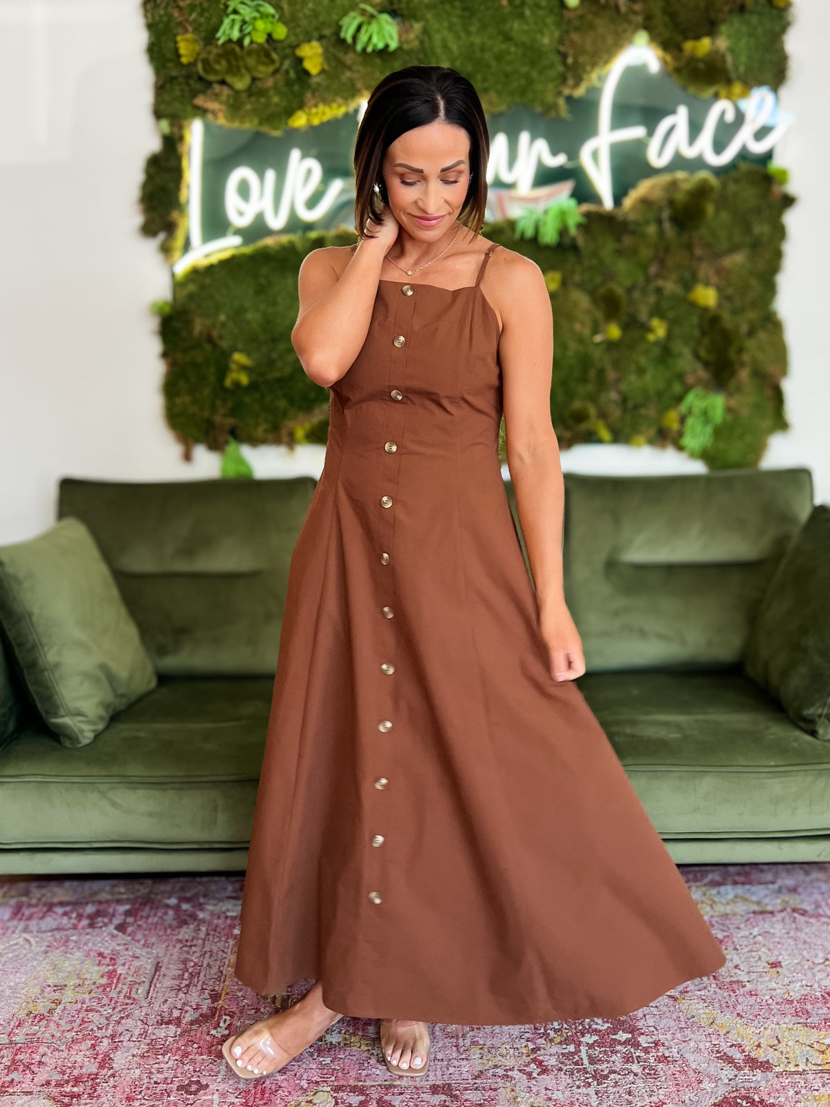 Chocolate Midi Dress