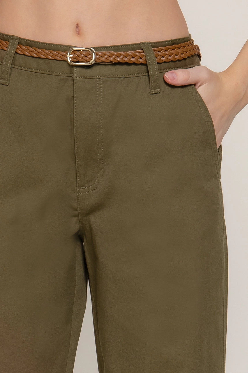 Olive Chino Pants