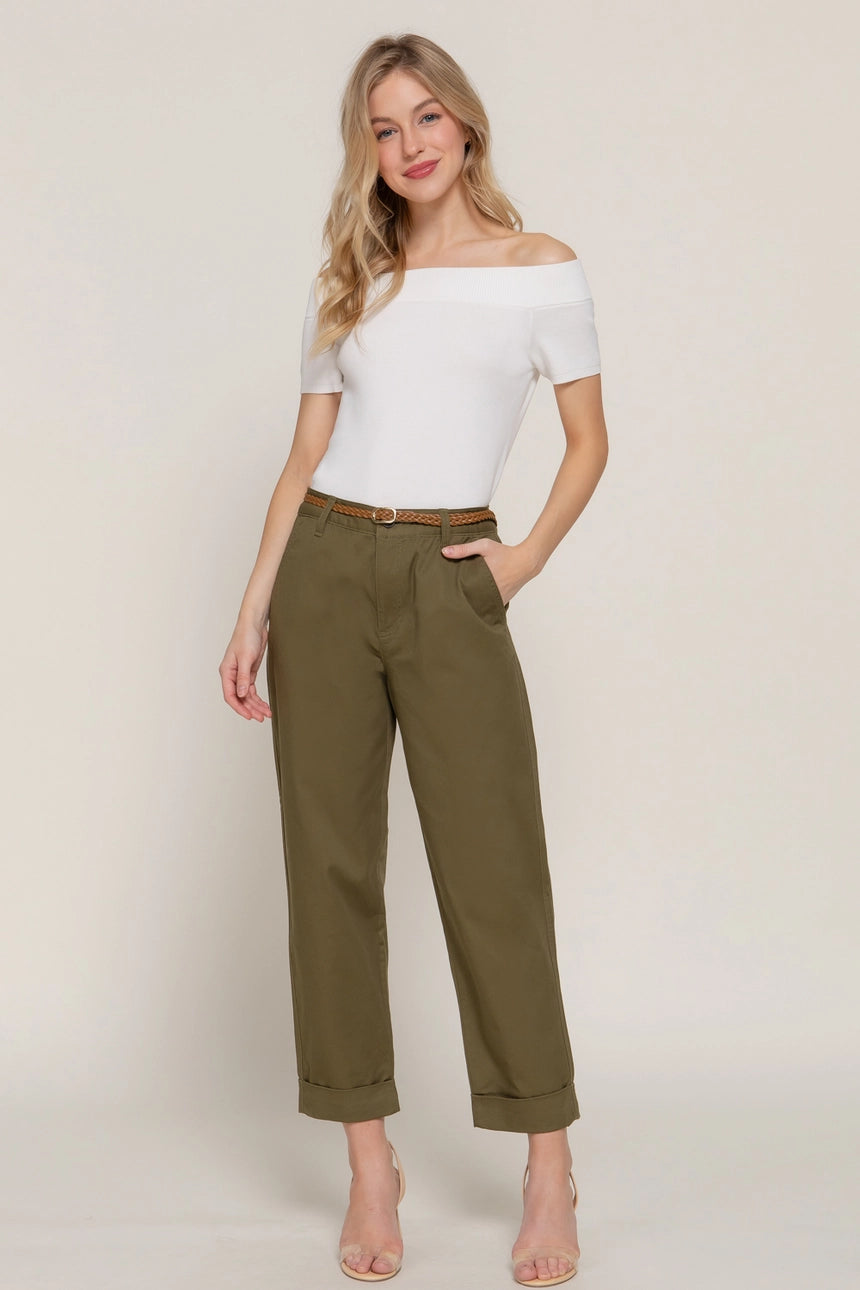 Olive Chino Pants