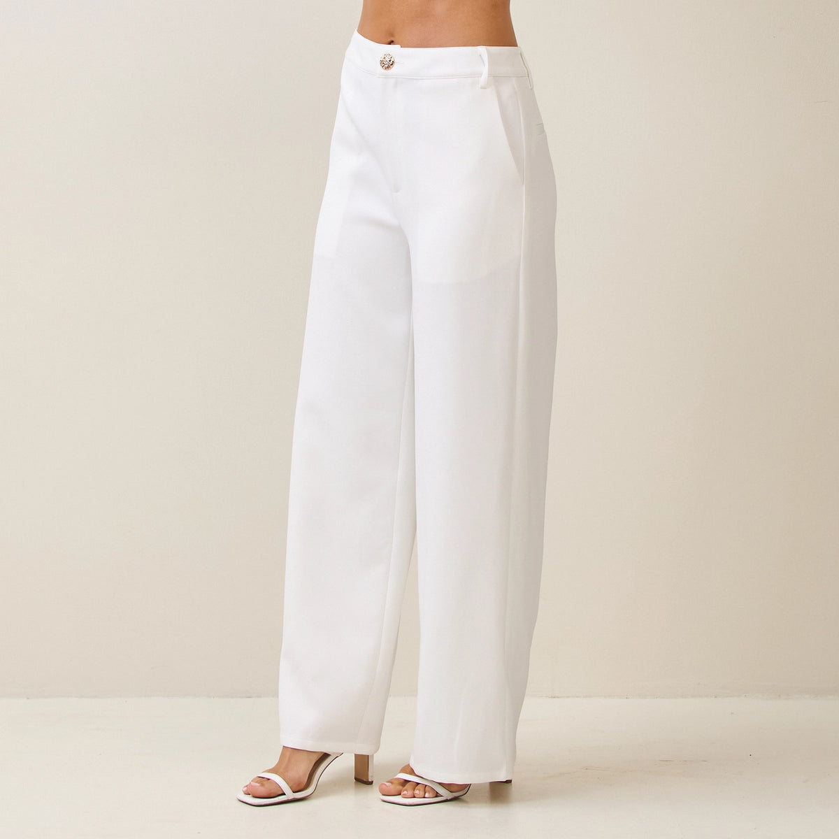 Ivory Basic Trouser