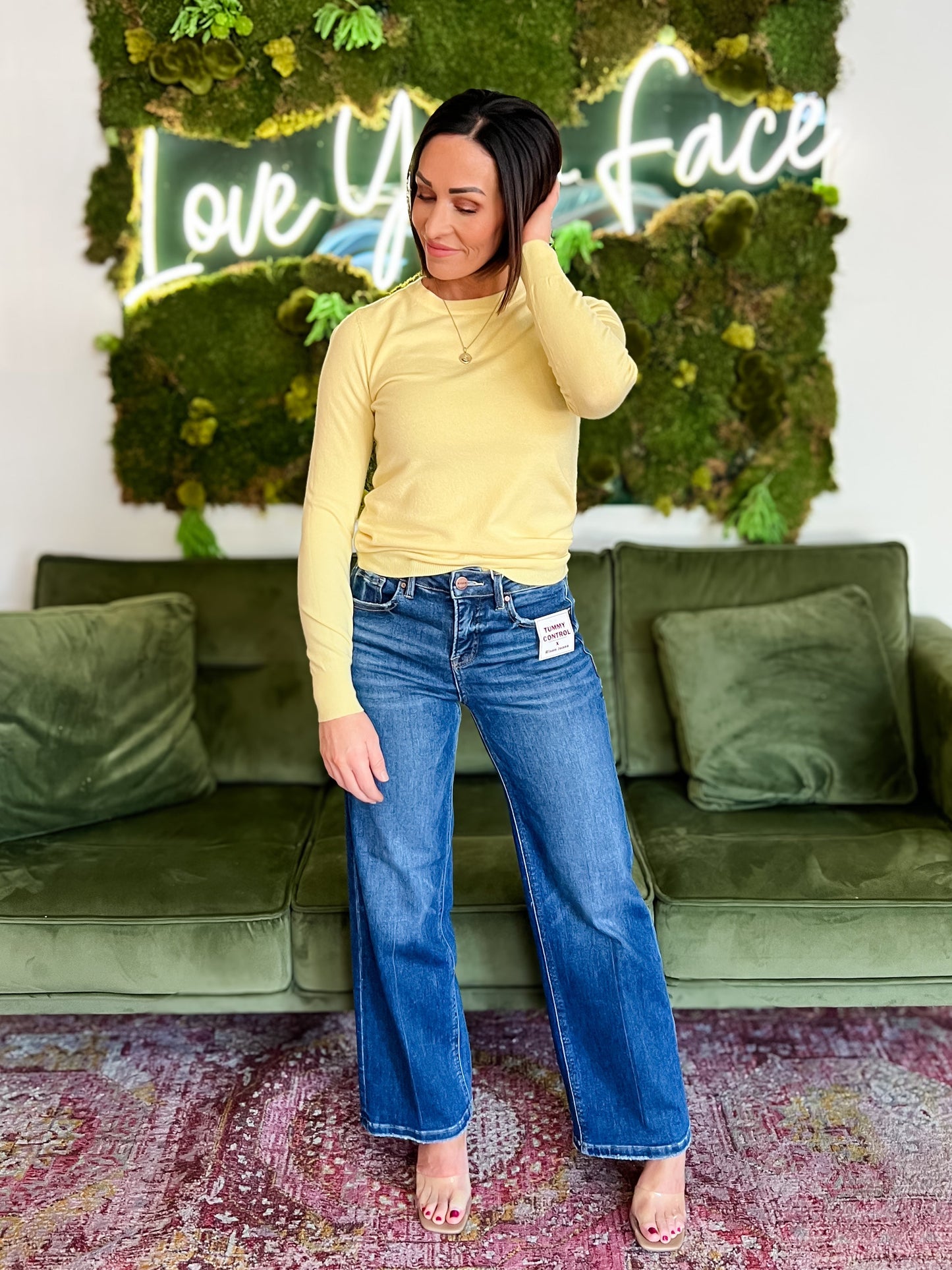 Lemon Classic Crew Neck Sweater