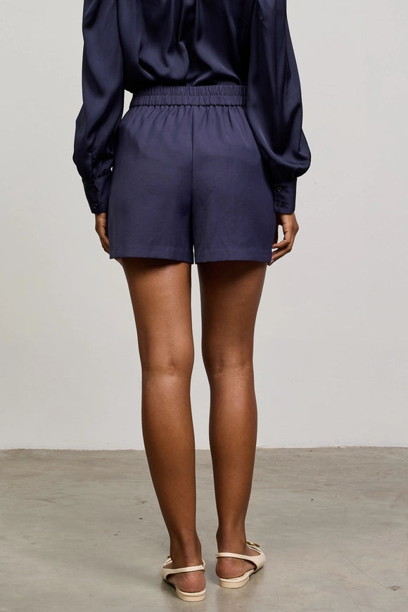 Navy Tailored Shorts